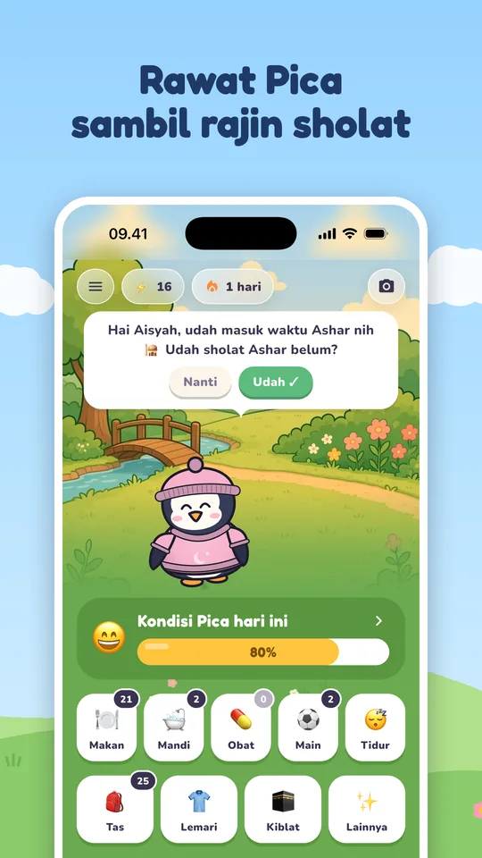 Rawat Pica sambil rajin sholat