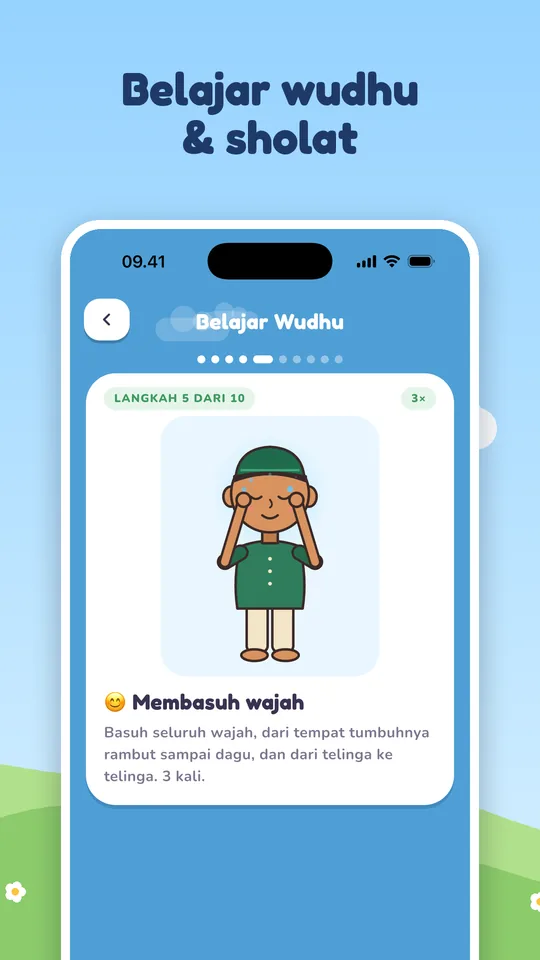 Belajar wudhu & sholat